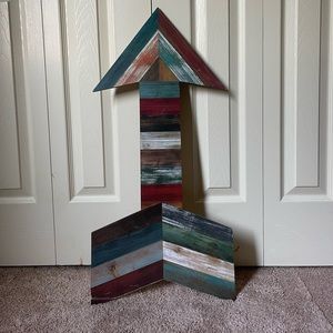 Wooden Rustic Arrow Wall Art